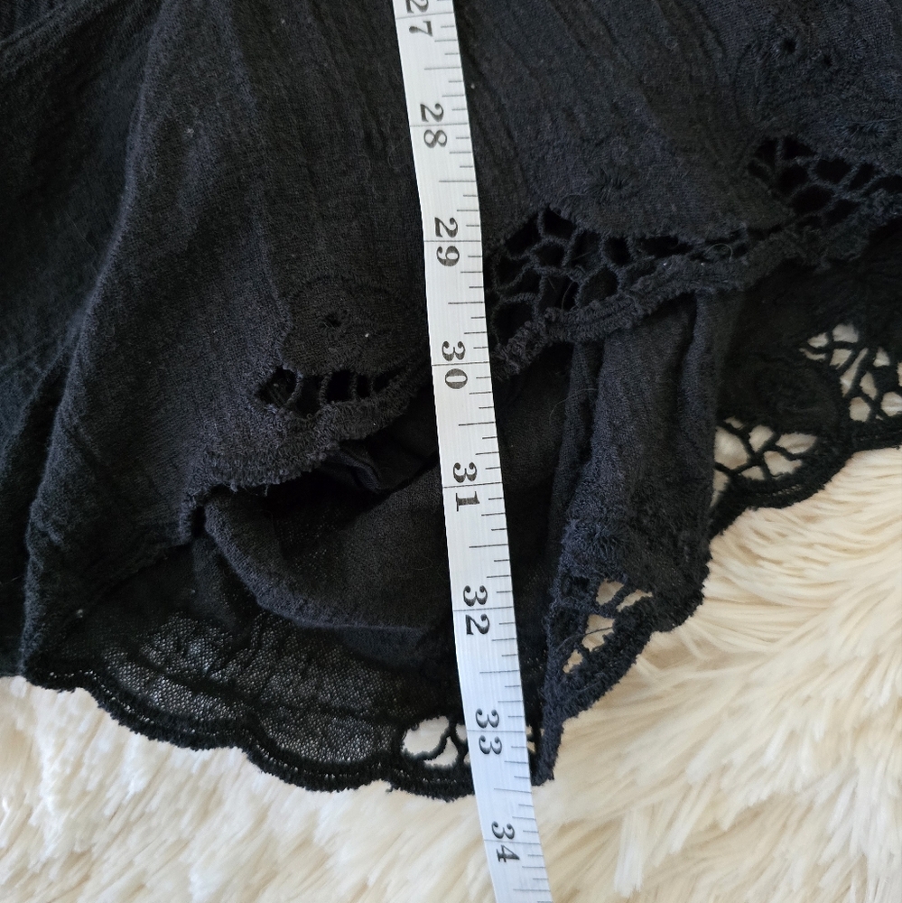 S. O. L. D. Free People Black Day Dream Shorts Romper size S/P - Picture 13 of 16